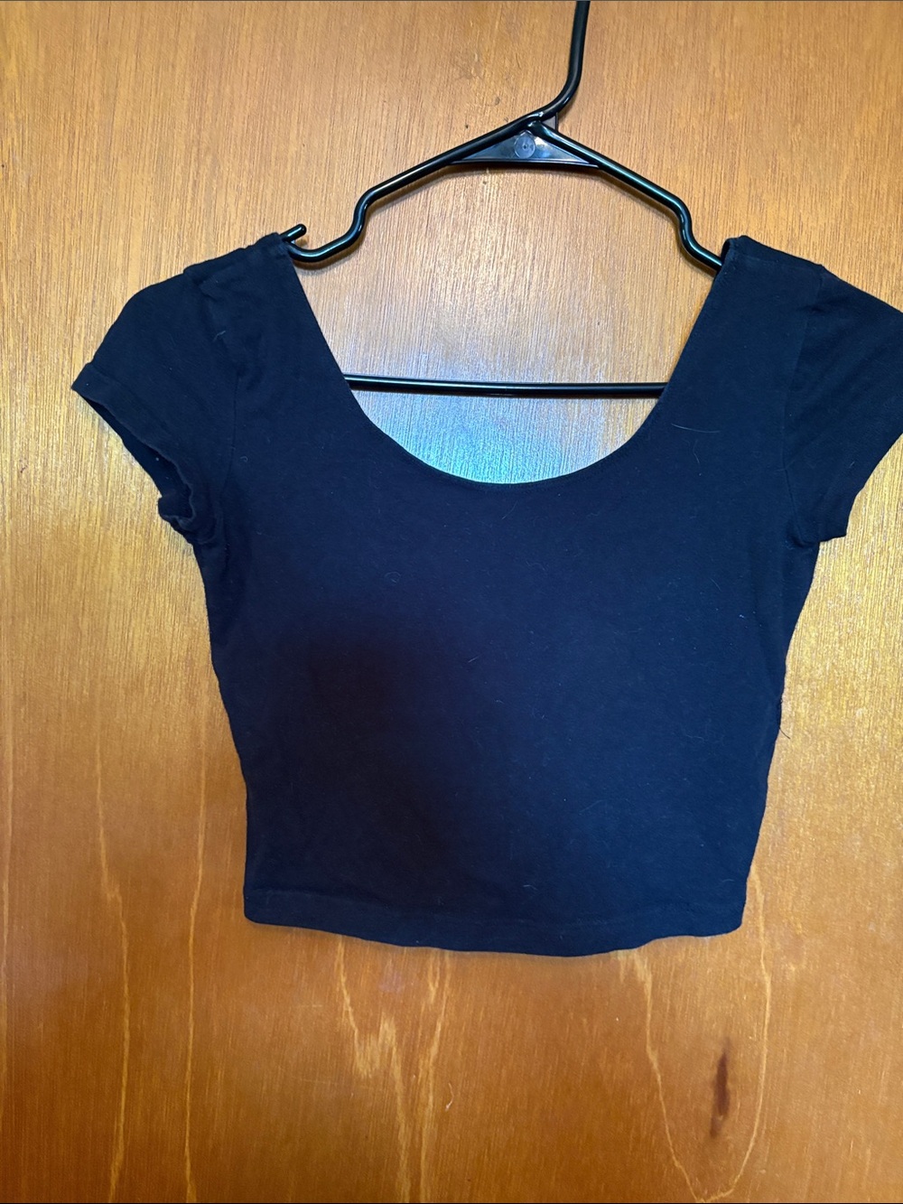 Basic Black crop top